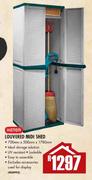 Keter Louvered Midi Shed-700mm x 500mm x 1780mm