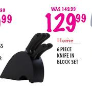 Knife In Block Set-6 Piece