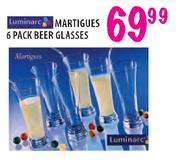 Luminarc Martigues Beer Glasses-6 Pack