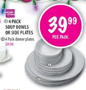 Simple Choice Dinner Plates-4 Pack