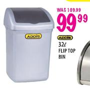 Addis Flip Top Bin-32Ltr