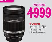Canon 18-200 Is Lens
