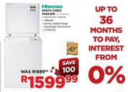Hisense White Chest Freezer-130ltr
