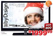 byD:sign HD Ready LED TV-32"(81cm)