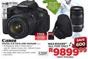 Canon Digital SLR Twin Lens Package-550D