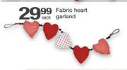 Fabric Heart Garland Each