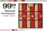 Diamond Kersklappers-6 Pack
