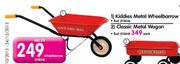 Kiddies Metal Wheelbarrow Red(51836)