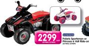 Polaris Sportsman Or Princess 6 Volt Ride-On(237808, 237809)-Each