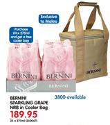 Bernini Sparkling Grape NRB In Cooler Bag-24X275ml