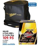 Miller 6 Pack NRB's In Cooler Bag-6X330ml