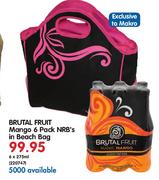 Brutal Fruit Mango 6 Pack NRB's In Beach Bag-6X275ml