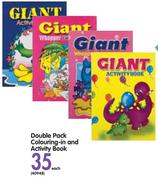  Double Pack Colouring-In And Activity Book-Each