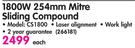 Ryobi 1800W 254mm Miter Sliding Compound CS1800