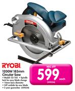  Ryobi 1200W 185mm Circular Saw CS-185