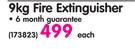 Safe Quip 9kg Fire Extinguisher