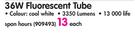 36W Fluorescent Tube-Each