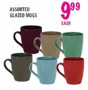 Assorted Glazed Mugs-each