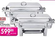 Aro Value 8L Chafing Dish -2 pack