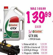 Castrol GTX Motor Oil SAE 40-5L