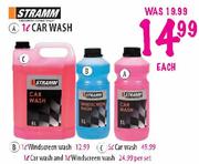 Stramm Car Wash-1L And Windscreen Wash-Per Set