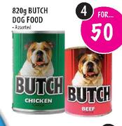 Butch Dog Food Assorted-4 x 820g