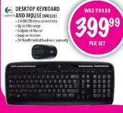 Logitech Desktop Keyboard and Mouse (MK320)-per set