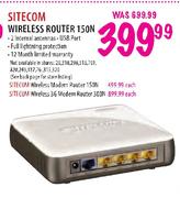 Sitecom Wireless Router 150N