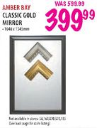 Amber Bay Classic Gold Mirror 