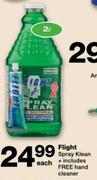 Flight Spray Klean + Includes Free Hand Cleaner-2L Each