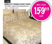 Always Home Simplicity Double Duvet Cover