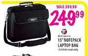 Fargus Notepack Laptop Bag-15"