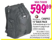 Fargus Campus Back Pack-15"