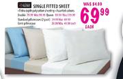 Always Home Single Fitted Sheet Standard Pillowcase-2Packs