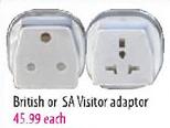 British or SA Visitor Adaptor