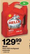 Shell Helix HX3 Multigraad Motorolie (20W-50)-5Ltr