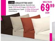 Always Home Double Fitted Sheet-Each