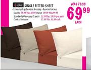 Always Home Single Fitted Sheet-Each