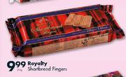 Royalty Shortbread Fingers-210g