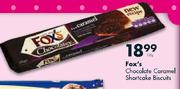 Fox's Chocolate Caramel Shortcake Biscuits-125g