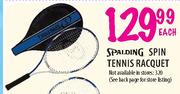 Spalding Spin Tennis Racquet