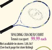Spalding Cracker/Court Tennis Racquet-Each