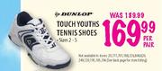 Dunlop Touch Youths Tennis Shoes-Per pair