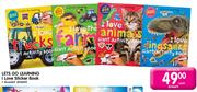 Lets Go Learning, I Love Sticker Book-Each