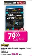 Shield 10 Pack Microfibre All Purpose Clothes-Per pack