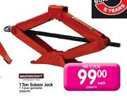 Mastercraft 1 Ton Scissor Jack 