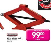 Mastercraft 1 Ton Scissor Jack