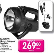 Eagle Eye Quartz halogen Spotlight-230VAC Or 12V Each