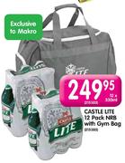 Castle Lite NRB With Gym Bag - 12 x 330ml