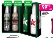 Heineken 4 Bottle NRB Gift Pack - 4 x 473ml